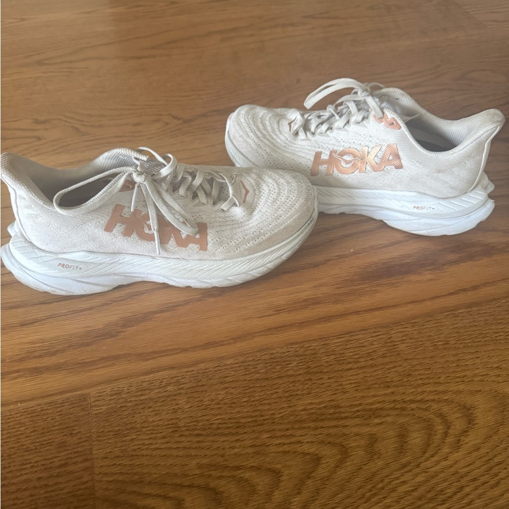 Hoka white Athletic Shoes